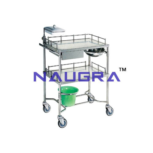 Dressing Trolley  Steel with Drawer