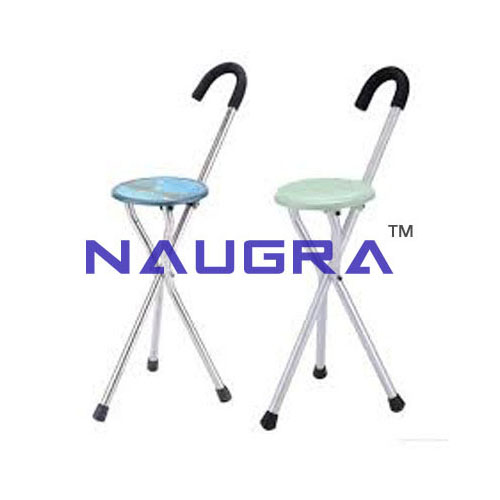 Foldable Walking Stick Cum Chair