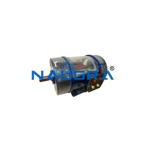 Cut Section Of DC Motor