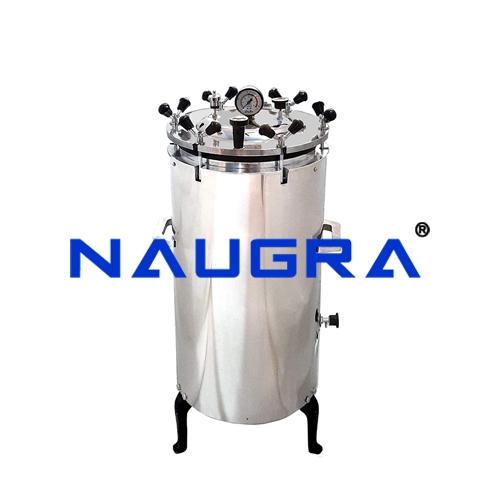 Autoclaves Pressure Steam Sterilizers (Aluminum) - Economy Mirror / Polished Finish