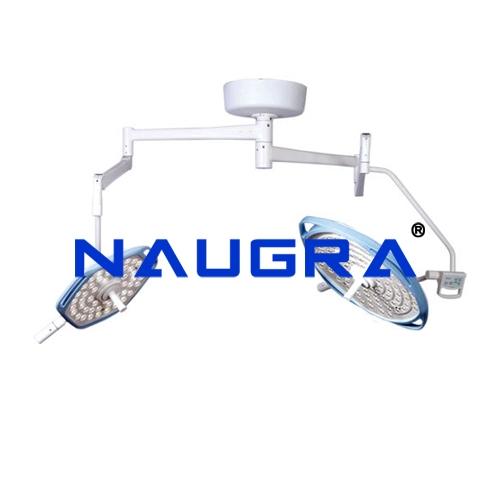 Ceiling Shadowless Operation Lamp Dual Arm (6+3 Bulbs)