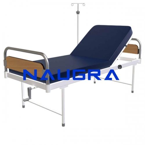 Hospital Bed With Built-In Backrest