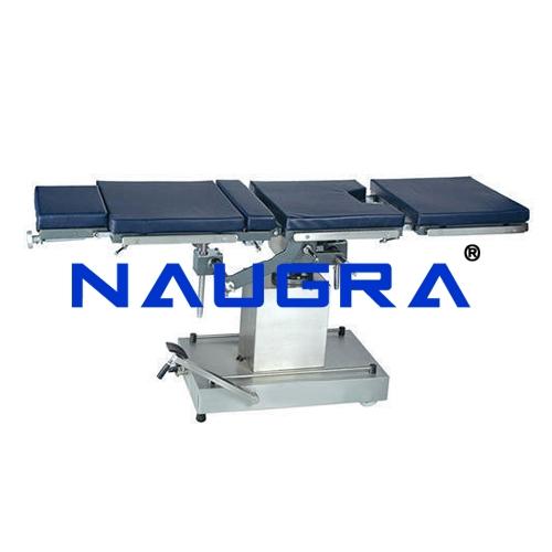 Hydraulic Surgical Operating Table With Stainless Steel Embedded Base And All Accessories