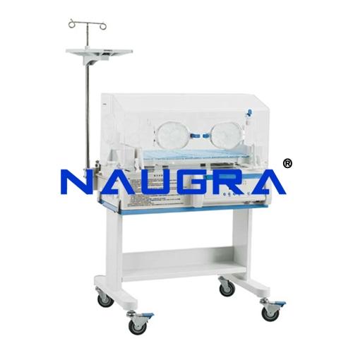 Infant Incubator Single Wall (Single Canopy) without drawers with Microprocessor based temperature controller with Skin / Manual mode