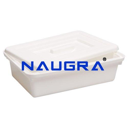 Instrument Tray With Cover, Polypropylene