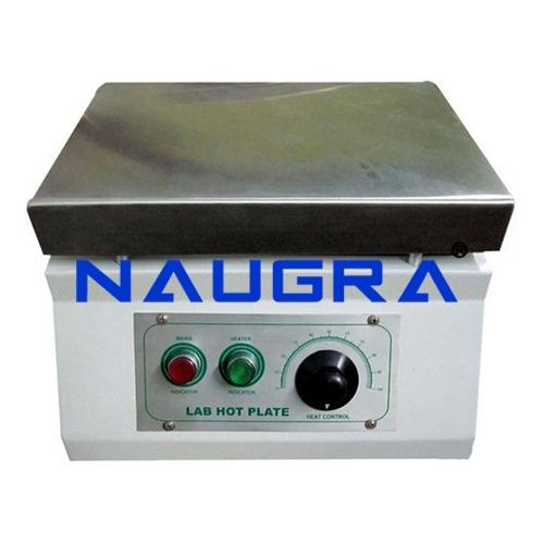 Laboratory Rectangular Heating Plate with Cast Iron Top