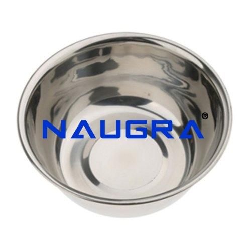 Lotion Bowls (Unicef Pattern), Half Curved, Open Rim - Stainless Steel