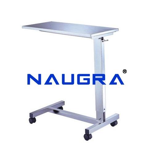 Overbed Table, Height Adjustable