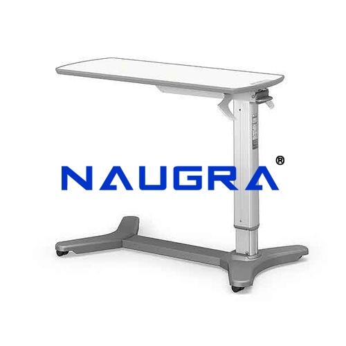 Overbed Table, Height Adjustable
