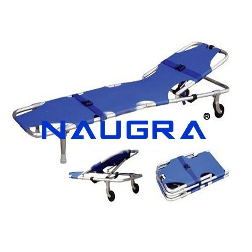 Stretcher Single Fold With Adjustable Back Rest