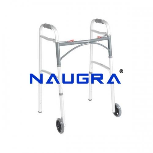 Walker Foldable with Two Wheels