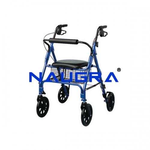 Walker Rollator Foldable, Epoxy Steel