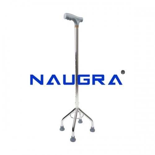Walking Sticks Height Adjustable and with Chromed Steel Base