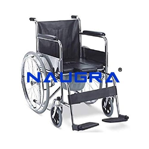 Wheelchair Folding with Pot (Steel)