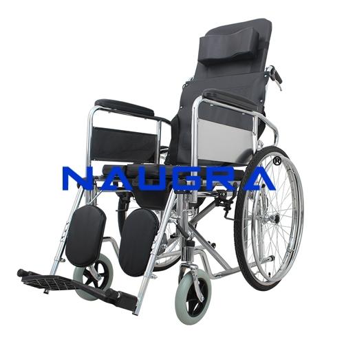 Wheelchair Folding with Reclining Back