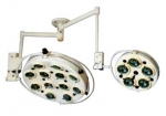 Ceiling Shadowless Operation Lamp Dual Arm (5+12 Bulbs)