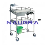 Dressing Trolley  Steel with Drawer