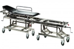 Transfer Stretcher Cum Medical Trolley, Stainless Steel, Adjustable Height