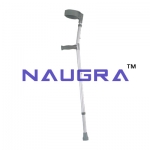 Walking Crutch Elbow - Forearm, Telescopic.